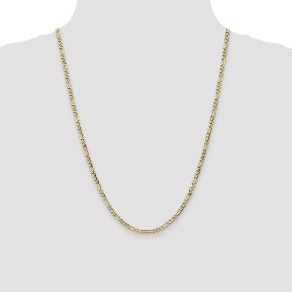Leslie's 10K 3.5mm Semi-Solid Figaro Chain - Image 4