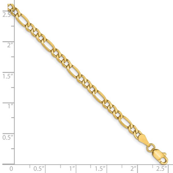 Leslie's 10K 3.5mm Semi-Solid Figaro Chain - Image 2