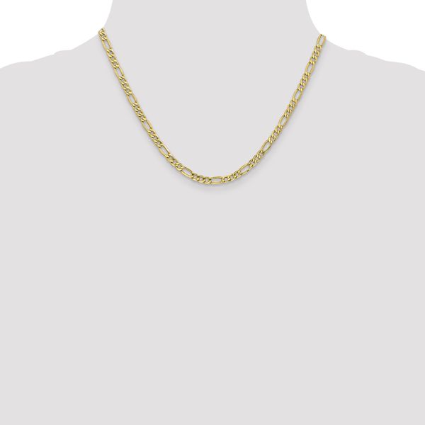 Leslie's 10K 4.75mm Semi-Solid Figaro Chain - Image 4