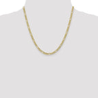 Leslie's 10K 4.75mm Semi-Solid Figaro Chain - Image 4