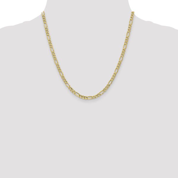 Leslie's 10K 4.75mm Semi-Solid Figaro Chain - Image 4