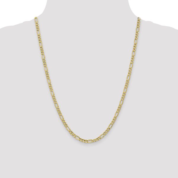 Leslie's 10K 4.75mm Semi-Solid Figaro Chain - Image 4