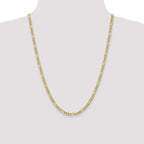 Leslie's 10K 4.75mm Semi-Solid Figaro Chain - Image 4