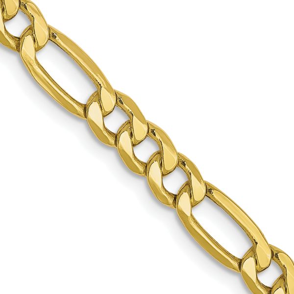 Leslie's 10k 4.75mm Semi-Solid Figaro Chain