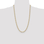 Leslie's 10k 4.75mm Semi-Solid Figaro Chain - Image 4