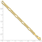 Leslie's 10K 4.75mm Semi-Solid Figaro Chain - Image 2