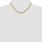 Leslie's 10K 5.35mm Semi-Solid Figaro Chain - Image 4