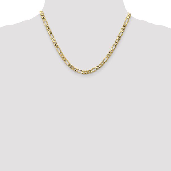 Leslie's 10K 5.35mm Semi-Solid Figaro Chain - Image 4