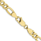 Leslie's 10K 5.35mm Semi-Solid Figaro Chain - Image 3