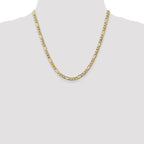 Leslie's 10K 5.35mm Semi-Solid Figaro Chain - Image 4