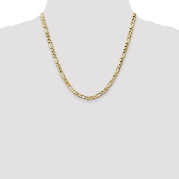 Leslie's 10K 5.35mm Semi-Solid Figaro Chain - Image 4