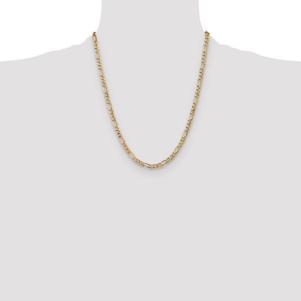 Leslie's 10K 5.35mm Semi-Solid Figaro Chain - Image 4