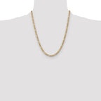 Leslie's 10K 5.35mm Semi-Solid Figaro Chain - Image 4