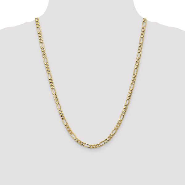 Leslie's 10K 5.35mm Semi-Solid Figaro Chain - Image 4