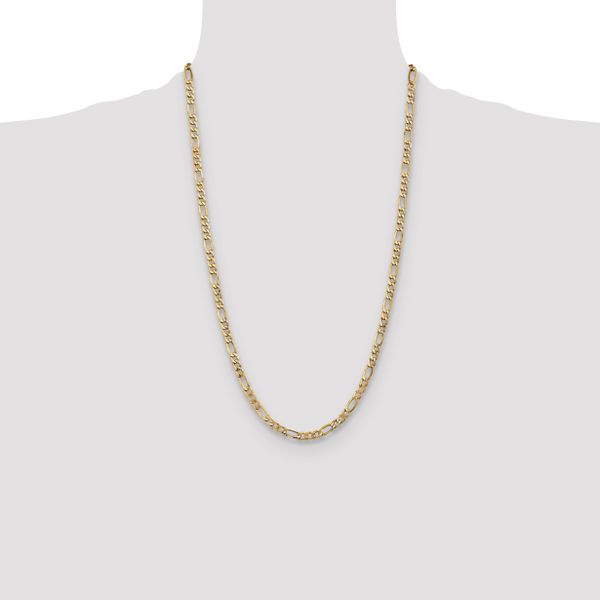 Leslie's 10k 5.35mm Semi-Solid Figaro Chain - Image 4