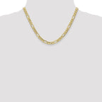 Leslie's 10K 6.6mm Semi-Solid Figaro Chain - Image 4