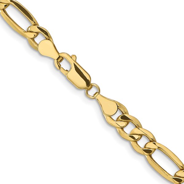 Leslie's 10K 6.6mm Semi-Solid Figaro Chain - Image 3