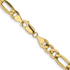 Leslie's 10K 6.6mm Semi-Solid Figaro Chain - Image 3