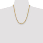 Leslie's 10K 6.6mm Semi-Solid Figaro Chain - Image 4