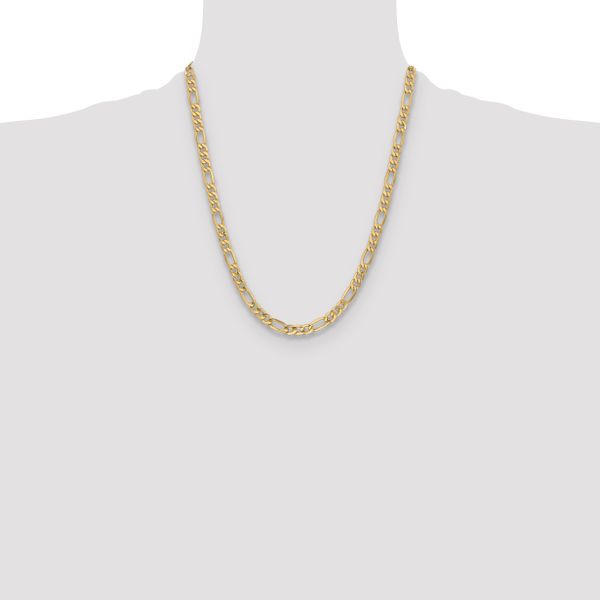 Leslie's 10K 6.6mm Semi-Solid Figaro Chain - Image 4