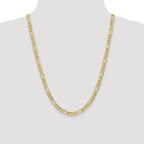 Leslie's 10K 6.6mm Semi-Solid Figaro Chain - Image 4