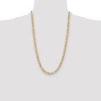 Leslie's 10k 6.6mm Semi-Solid Figaro Chain - Image 4