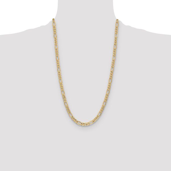Leslie's 10k 6.6mm Semi-Solid Figaro Chain - Image 4