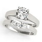 Platinum Trellis Engagement Ring - Image 3