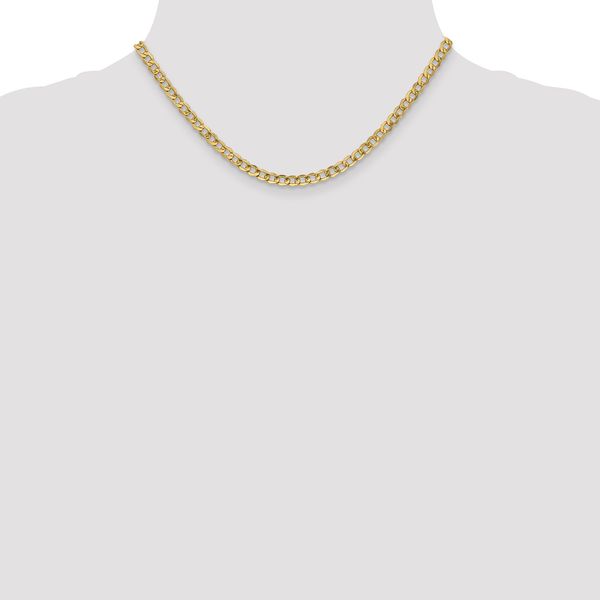 Leslie's 10K 4.3mm Semi-Solid Curb Chain - Image 4