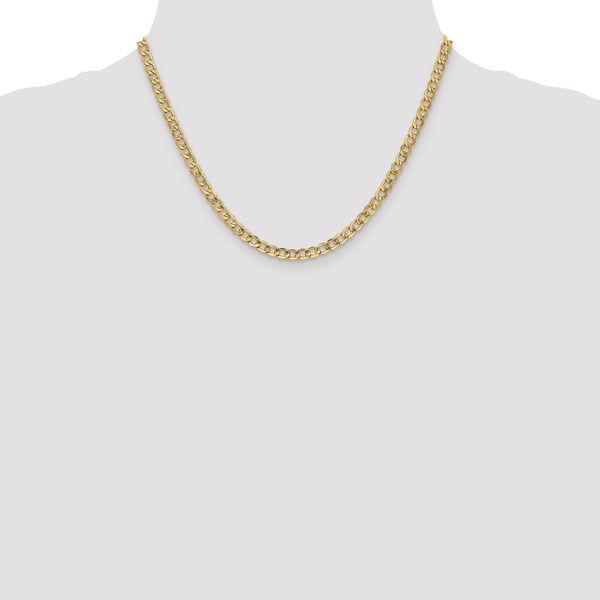 Leslie's 10K 4.3mm Semi-Solid Curb Chain - Image 4