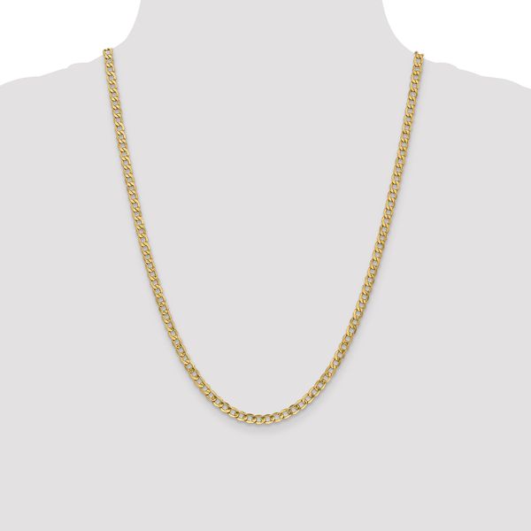 Leslie's 10K 4.3mm Semi-Solid Curb Chain - Image 4