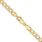 Leslie's 10K 5.25mm Semi-Solid Curb Chain - Image 3