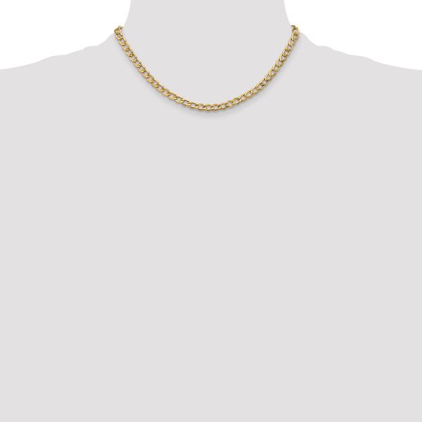 Leslie's 10K 5.25mm Semi-Solid Curb Chain - Image 4