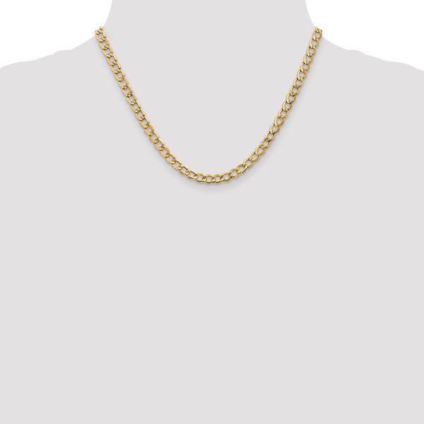 Leslie's 10K 5.25mm Semi-Solid Curb Chain - Image 4