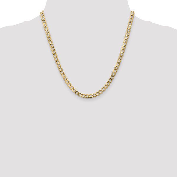 Leslie's 10K 5.25mm Semi-Solid Curb Chain - Image 4