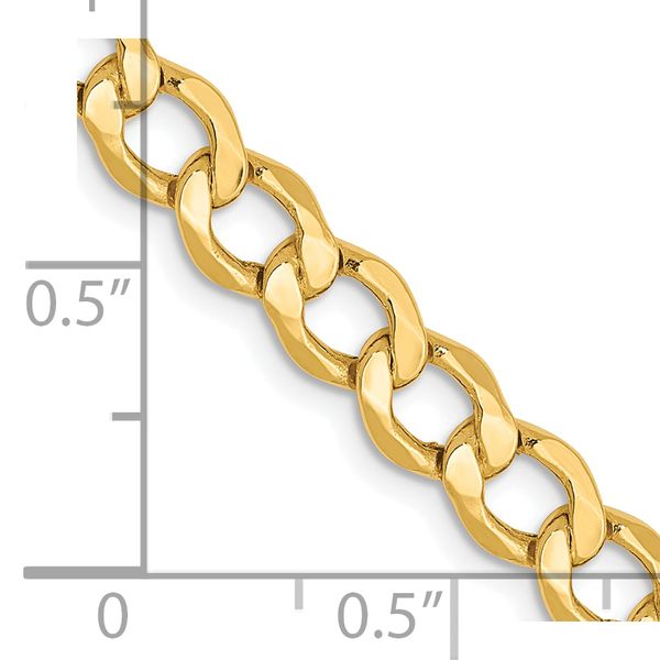 Leslie's 10K 5.25mm Semi-Solid Curb Chain - Image 2
