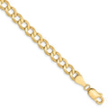 Leslie's 10K 5.25mm Semi-Solid Curb Chain