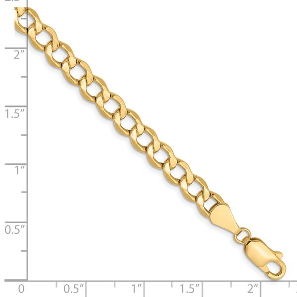 Leslie's 10K 5.25mm Semi-Solid Curb Chain - Image 3