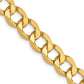 Leslie's 10K 6.5mm Semi-Solid Curb Chain
