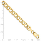 Leslie's 10K 6.5mm Semi-Solid Curb Chain - Image 3
