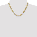 Leslie's 10K 7mm Semi-Solid Curb Chain - Image 4