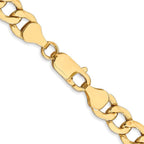 Leslie's 10K 7mm Semi-Solid Curb Chain - Image 3