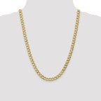 Leslie's 10K 7mm Semi-Solid Curb Chain - Image 4