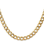 Leslie's 10k 7mm Semi-Solid Curb Chain - Image 2