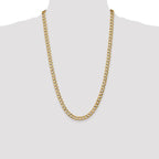 Leslie's 10k 7mm Semi-Solid Curb Chain - Image 4