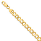 Leslie's 10K 7mm Semi-Solid Curb Chain