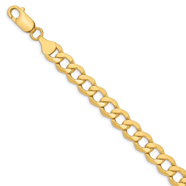 Leslie's 10K 7mm Semi-Solid Curb Chain