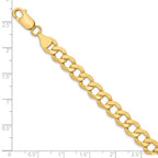 Leslie's 10K 7mm Semi-Solid Curb Chain - Image 2