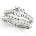 Platinum Trellis Engagement Ring - Image 3