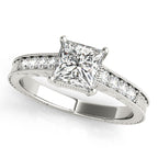 Platinum Antique Engagement Ring